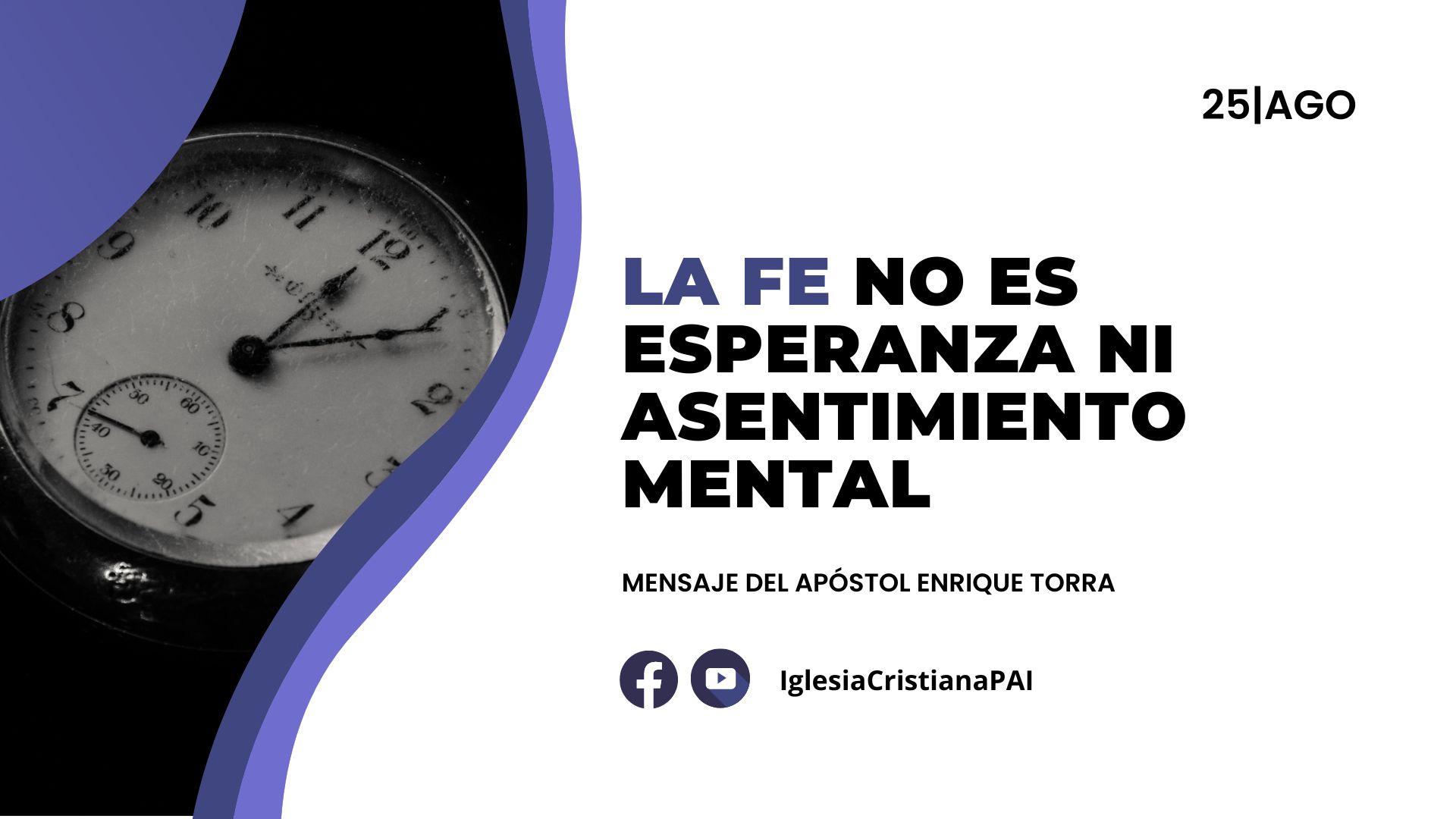 LA FE NO ES ESPERANZA NI ASENTIMIENTO MENTAL - Iglesia Cristiana PAI ...